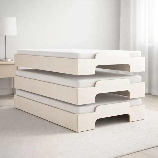 מיטה מתקפלת/ ניתנת לערימה