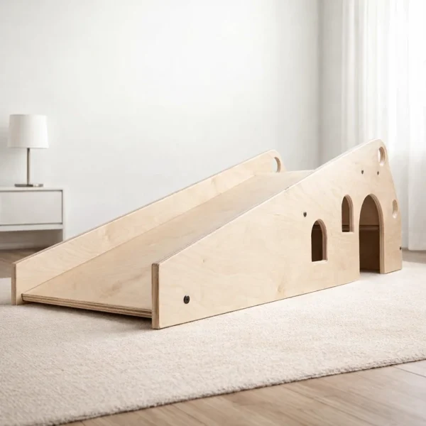 מגלשת עץ לילדים/ מגלשה פנימית